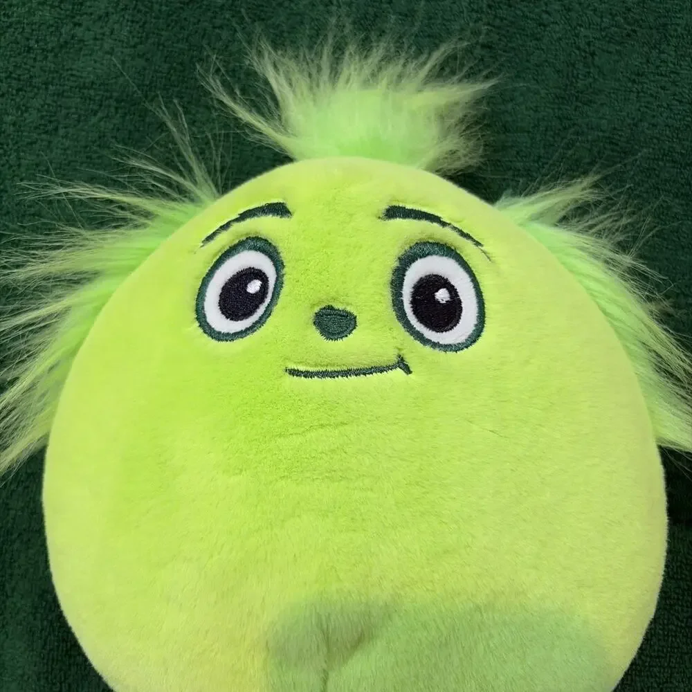 Aurora World Plush -Dr. Seuss Palm Pals Grinch Santa 5” and mini 8” pillow (K)